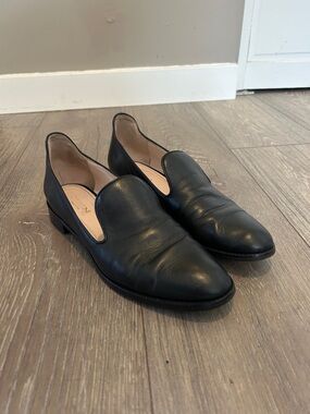Cavallini slip on leather loafers | Black